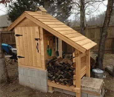 Buildings and shelters woodworking plan example